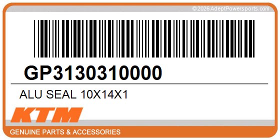 KTM GP3130310000 Alu Seal 10X14x1