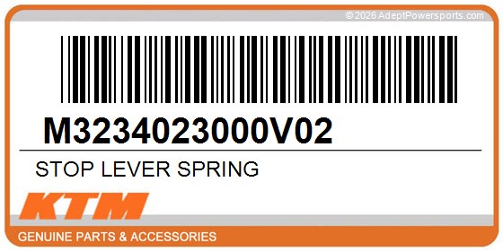 KTM M3234023000V02 Stop Lever Spring