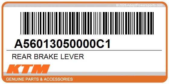 KTM A56013050000C1 Rear Brake Lever