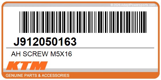 KTM J912050163 Ah Screw M5x16
