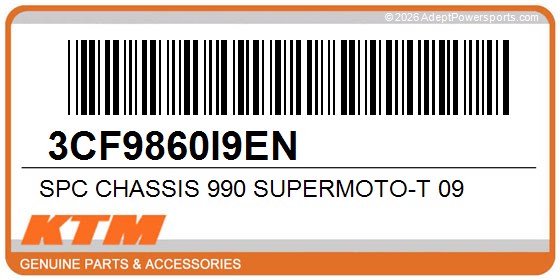 KTM 3CF9860I9EN Spc Chassis 990 Supermoto-T 09