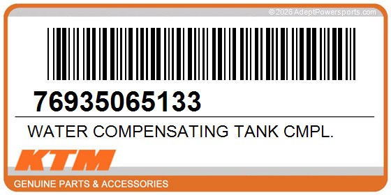 KTM 76935065133 Water Compensating Tank Cmpl.