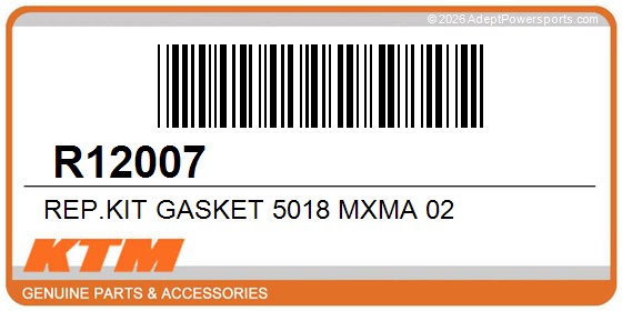KTM R12007 Rep.Kit Gasket 5018 Mxma 02