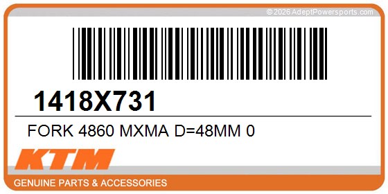 KTM 1418X731 Fork 4860 Mxma D=48Mm 0