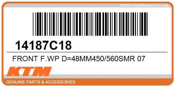KTM 14187C18 Front F.Wp D=48Mm450/560Smr 07