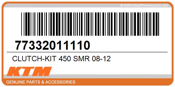 KTM 77332011110 Clutch-Kit 450 Smr 08-12