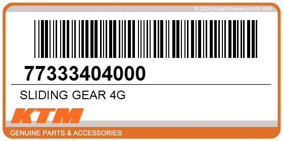 KTM 77333404000 Sliding Gear 4G