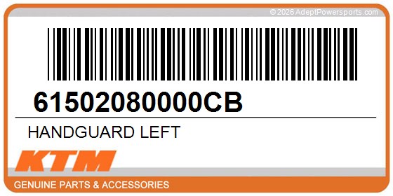 KTM 61502080000CB Handguard Left