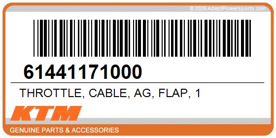 KTM 61441171000 Throttle, Cable, Ag, Flap, 1
