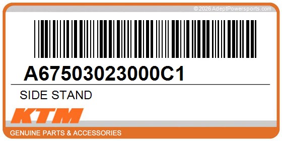 KTM A67503023000C1 Side Stand