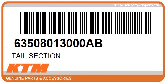 KTM 63508013000AB Tail Section
