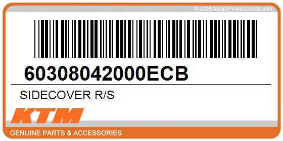 KTM 60308042000ECB Sidecover R/S
