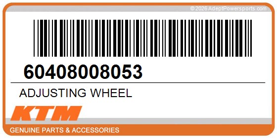 KTM 60408008053 Adjusting Wheel
