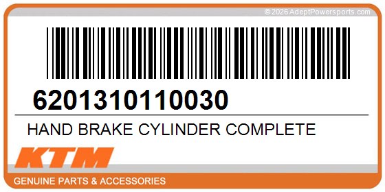 KTM 6201310110030 Hand Brake Cylinder Complete