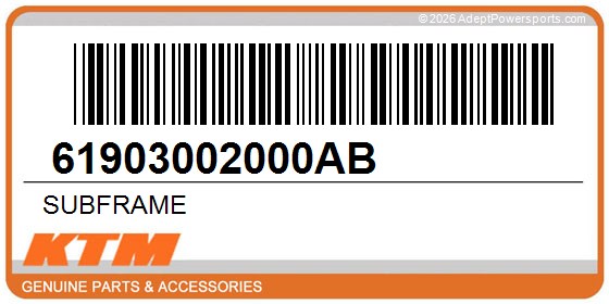 KTM 61903002000AB Subframe