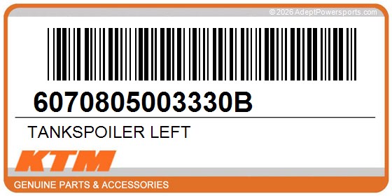 KTM 6070805003330B Tankspoiler Left