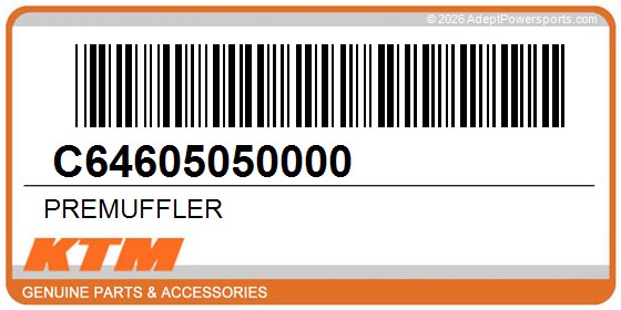 KTM C64605050000 Premuffler