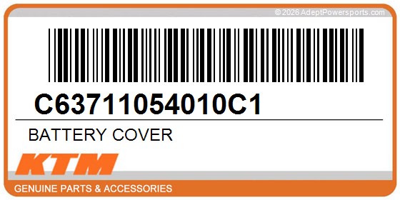 KTM C63711054010C1 Battery Cover