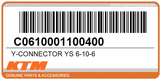 KTM C0610001100400 Y-Connector Ys 6-10-6
