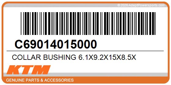 KTM C69014015000 Collar Bushing 6.1X9.2X15x8.5X