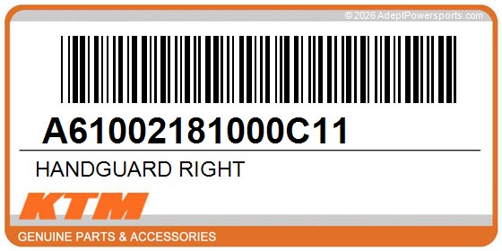 KTM A61002181000C11 Handguard Right