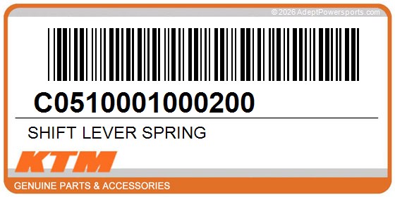 KTM C0510001000200 Shift Lever Spring