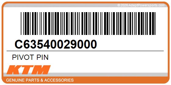 KTM C63540029000 Pivot Pin