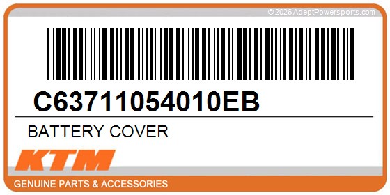 KTM C63711054010EB Battery Cover