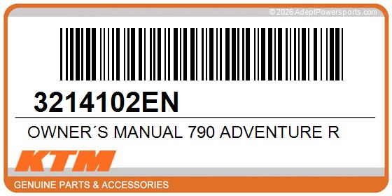 KTM 3214102EN Owner´S Manual 790 Adventure R