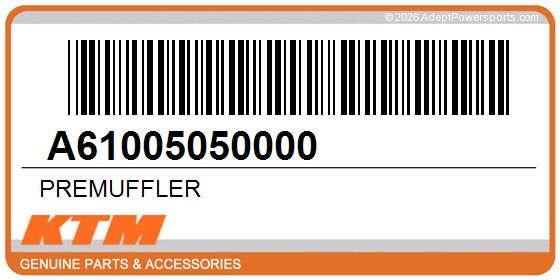 KTM A61005050000 Premuffler
