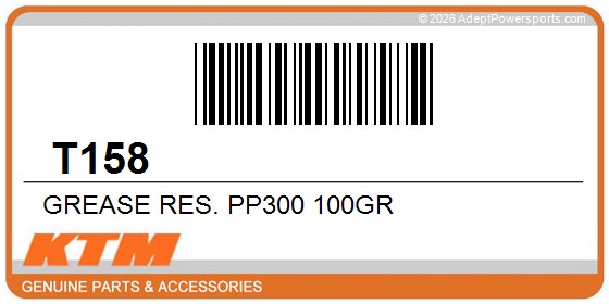 KTM T158 Grease Res. Pp300 100Gr