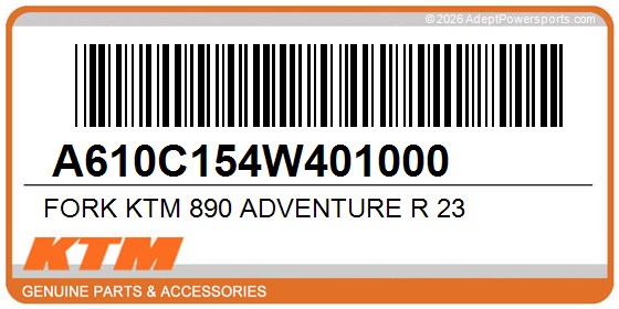 KTM A610C154W401000 Fork Ktm 890 Adventure R 23
