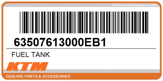 KTM 63507613000EB1 Fuel Tank