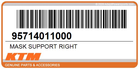 KTM 95714011000 Mask Support Right