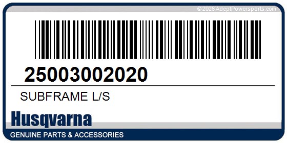 Husqvarna 25003002020 Subframe L/S