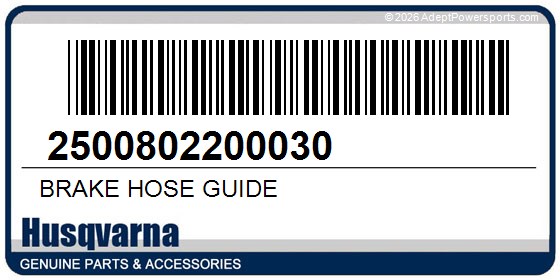 Husqvarna 2500802200030 Brake Hose Guide
