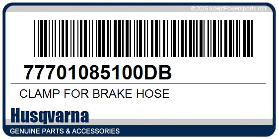 Husqvarna 77701085100DB Clamp For Brake Hose