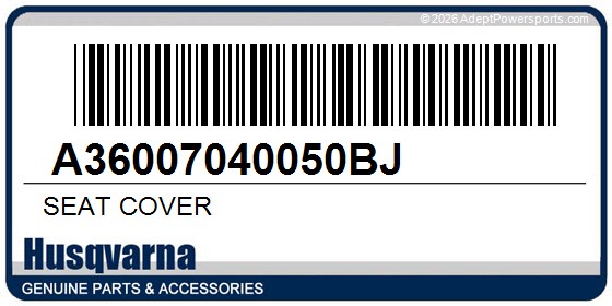 Husqvarna A36007040050BJ Seat Cover