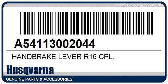 Husqvarna A54113002044 Handbrake Lever R16 Cpl.