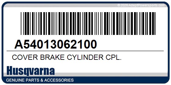 Husqvarna A54013062100 Cover Brake Cylinder Cpl.