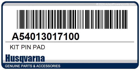 Husqvarna A54013017100 Kit Pin Pad