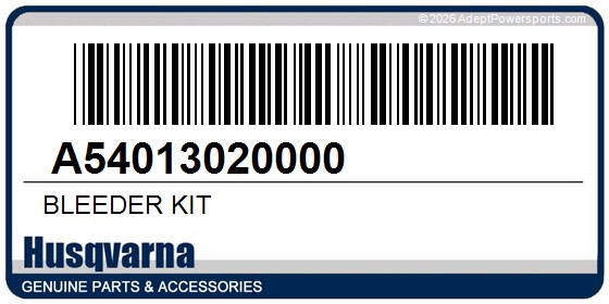 Husqvarna A54013020000 Bleeder Kit