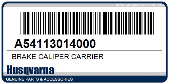 Husqvarna A54113014000 Brake Caliper Carrier