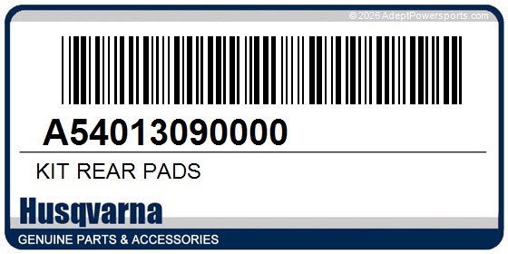 Husqvarna A54013090000 Kit Rear Pads