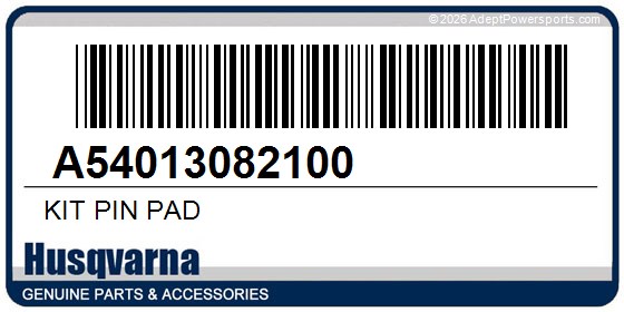 Husqvarna A54013082100 Kit Pin Pad