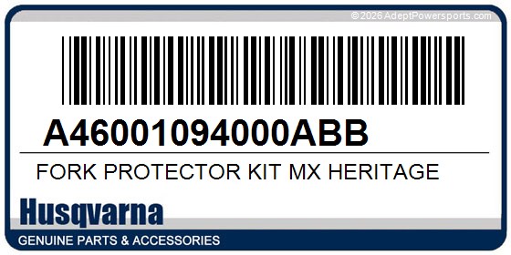 Husqvarna A46001094000ABB Fork Protector Kit Mx Heritage