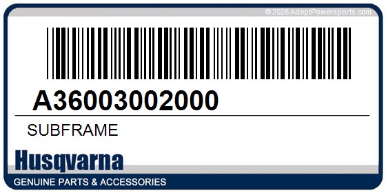 Husqvarna A36003002000 Subframe