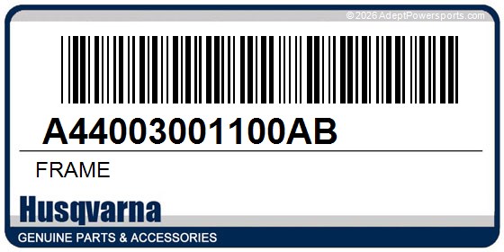 Husqvarna A44003001100AB Frame
