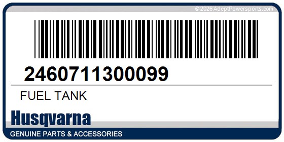 Husqvarna 2460711300099 Fuel Tank