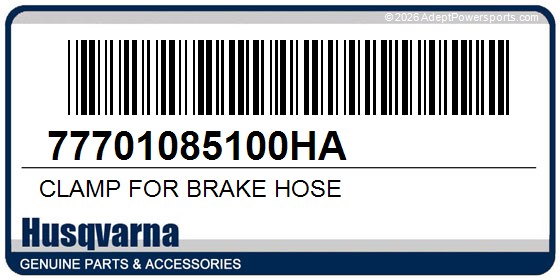 Husqvarna 77701085100HA Clamp For Brake Hose